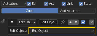 Edit Object Actuator — UPBGE Manual