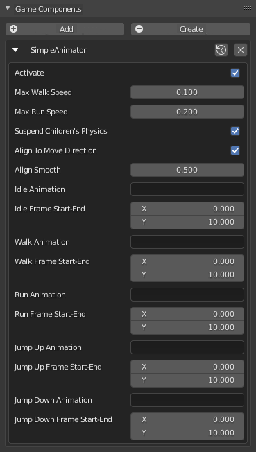 Character Controller Templates — UPBGE Manual